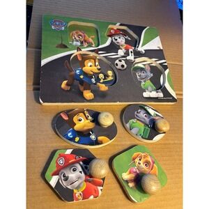 PAW Patrol Nickelodeon Chunky Sound Jigsaw Puzzle 4 Piece Video spin Master